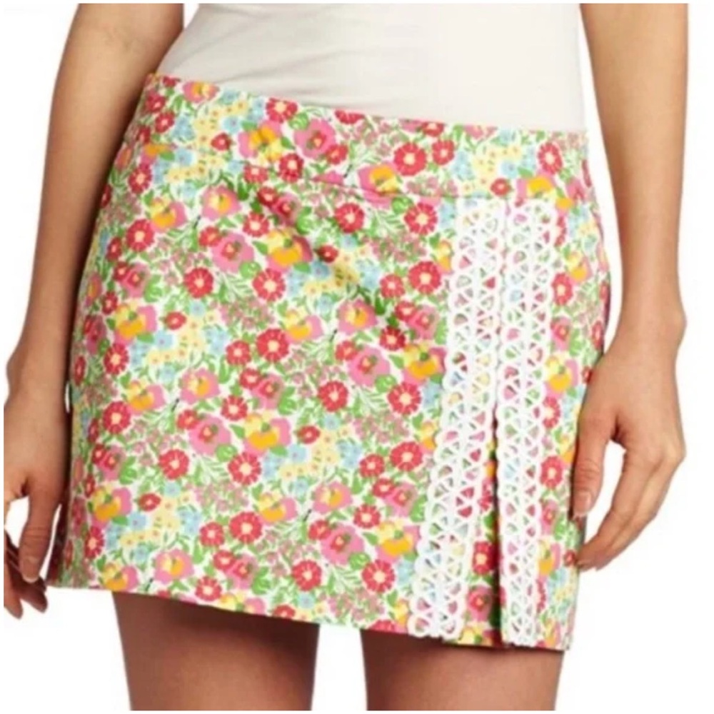 Lilly Pulitzer Resort White Mini Gardens by the Sea Skort
